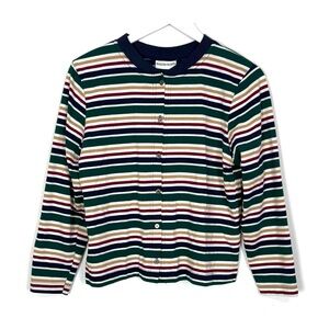 Season Ticket Striped Cardigan
